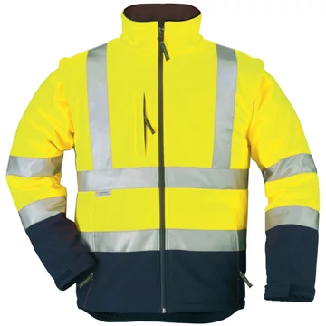 COVERGUARD STATION softshell dzseki | 2 in 1 | Hi-Vis / Láthatósági | Sárga / sötétkék 70631 COVERGUARD STATION softshell dzseki | 2 in 1 | Hi-Vis / Láthatósági | Sárga / sötétkék 70631
