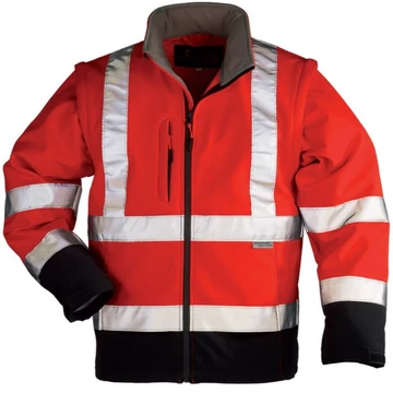 COVERGUARD STATION softshell dzseki | 2 in 1 | Hi-Vis / Láthatósági | Piros / sötétkék 70681 COVERGUARD STATION softshell dzseki | 2 in 1 | Hi-Vis / Láthatósági | Piros / sötétkék 70681