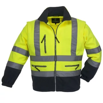 COVERGUARD STATION cipzáros polár pulóver, vastag | Hi-Vis / Láthatósági | Sárga 7PSTYL COVERGUARD STATION cipzáros polár pulóver, vastag | Hi-Vis / Láthatósági | Sárga 7PSTYL