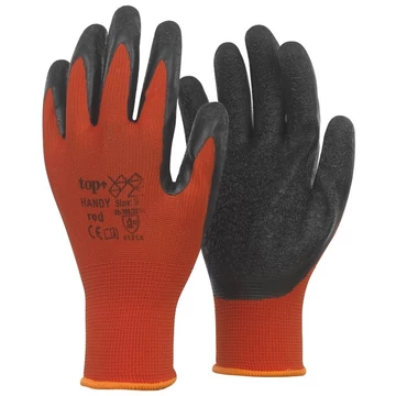 HANDY latex mártott védőkesztyű, kopásálló, csúszásbiztos HANDY latex mártott védőkesztyű, kopásálló, csúszásbiztos