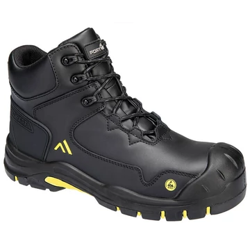 PORTWEST COMPOSITELITE APEX FC18 munkavédelmi bakancs | Fekete-sárga | S3S ESD HRO SR SC FO PW-FC18BKY-43