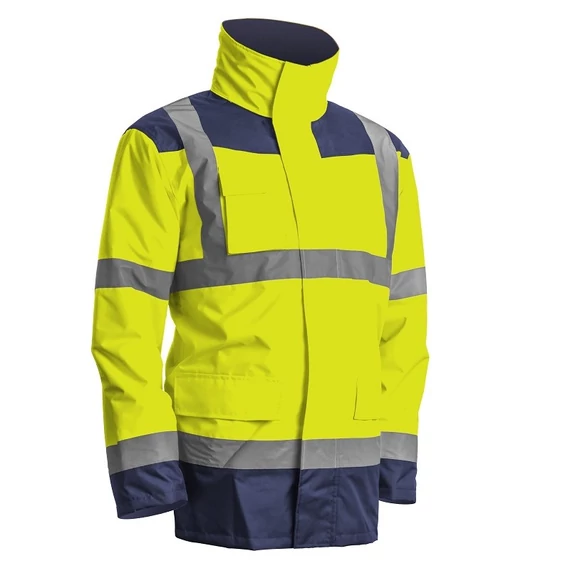 COVERGUARD KANATA télikabát | 4 in 1 | Hi-Vis / Láthatósági | Sárga / Sötétkék 7KANYL