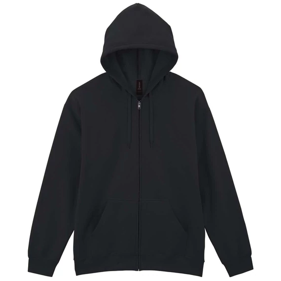 GILDAN SOFTSTYLE pulóver | Kapucnis - cipzáros | Black GISF600BL-S GILDAN SOFTSTYLE pulóver | Kapucnis - cipzáros | Black GISF600BL-S