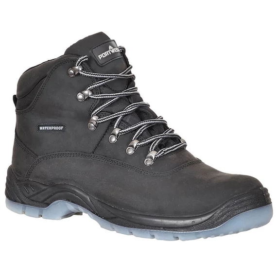 PORTWEST STEELITE ALL WEATHER FW57 munkavédelmi bakancs | Fekete | S3 WR SRC PW-FW57BKR-43