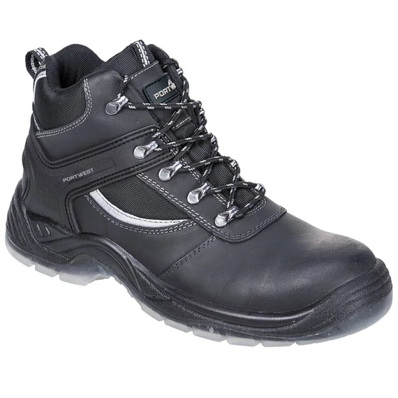 PORTWEST STEELITE MUSTANG FW69 munkavédelmi bakancs | Fekete | S3 SRC PW-FW69BKR-43