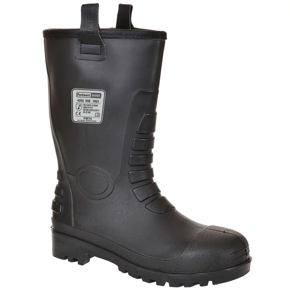 PORTWEST NEPTUNE RIGGER FW75 munkavédelmi csizma | Fekete | S5 SRC CI PW-FW75BKR-43