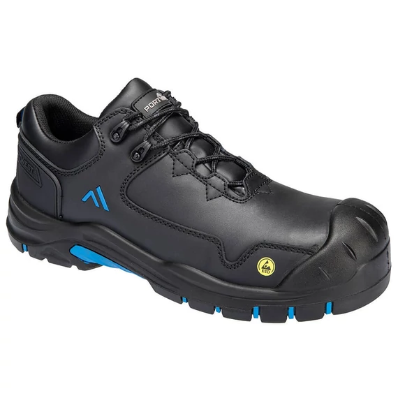 PORTWEST COMPOSITELITE APEX FC19 munkavédelmi félcipő | Fekete-kék | S3S ESD HRO SR SC FO PW-FC19BKB-43
