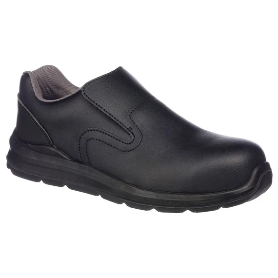 PORTWEST COMPOSITELITE SLIP ON ST FD62 munkavédelmi félcipő | S2 SRC | Fekete PW-FD62BKR-43