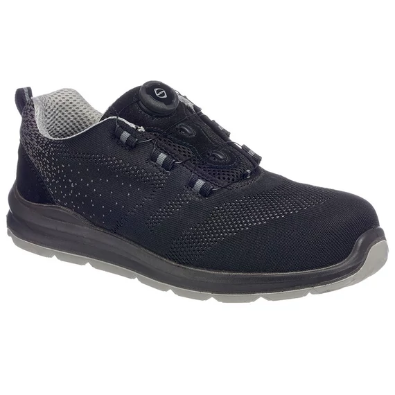 PORTWEST COMPOSITELITE FT08 munkavédelmi félcipő | Fekete-szürke | S1P SRC PW-FT08BGY-43