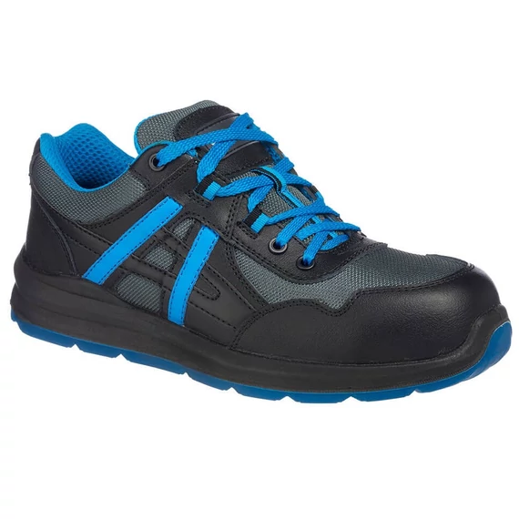 PORTWEST COMPOSITELITE MERSEY FT60 munkavédelmi félcipő | Fekete-kék | S1P SRC PW-FT60BKB-43