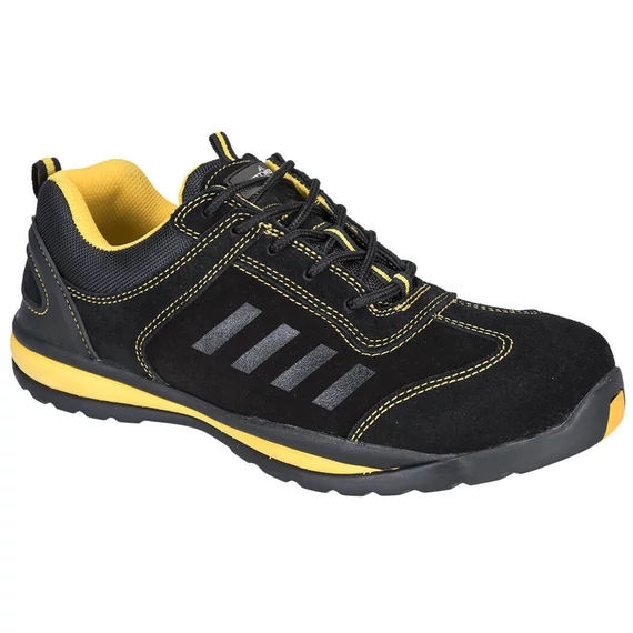 PORTWEST STEELITE LUSUM FW34 munkavédelmi félcipő | Fekete-sárga | S1P SRC HRO PW-FW34BKR-43