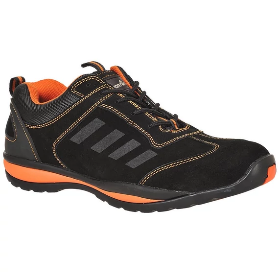 PORTWEST STEELITE LUSUM FW34 munkavédelmi félcipő | Fekete-narancs | S1P SRC HRO PW-FW34ORR-43