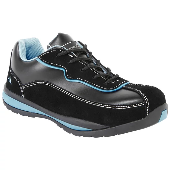 PORTWEST STEELITE FW39 női munkavédelmi félcipő | Fekete-kék | S1P SRC HRO PW-FW39BKR-43