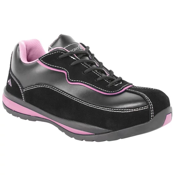 PORTWEST STEELITE FW39 női munkavédelmi félcipő | Fekete-pink | S1P SRC HRO PW-FW39BPR-43