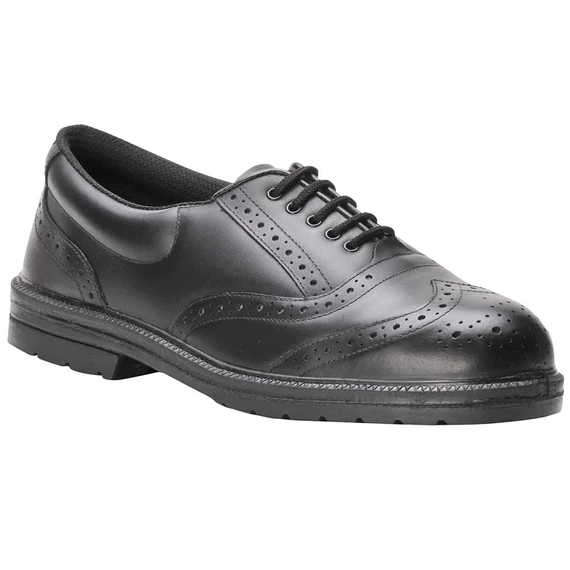 PORTWEST STEELITE EXECUTIVE FW46 munkavédelmi félcipő | S1P SRC PW-FW46BKR-43
