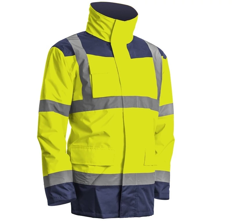 KANATA télikabát | 4 in 1 | Hi-Vis / Láthatósági | Sárga / Sötétkék