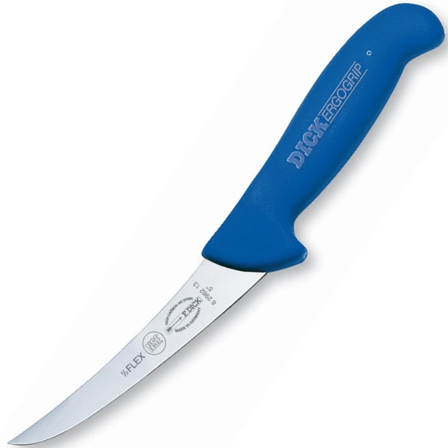 DICK ErgoGrip Csontozókés | 13 cm | Ívelt - Félflexibilis