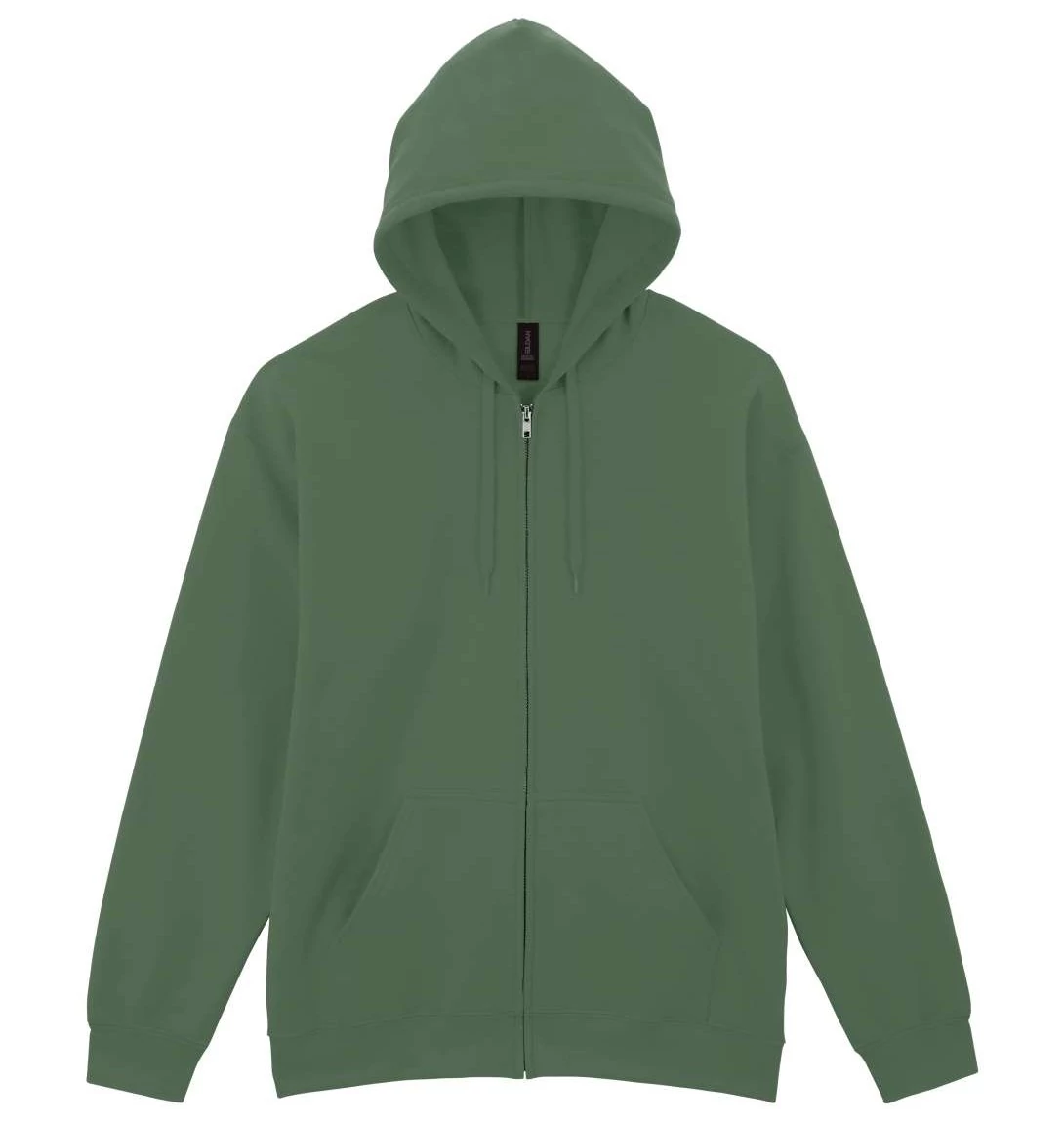 SOFTSTYLE pulóver | Kapucnis - cipzáros | Military Green